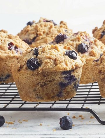 Muffins de Bolo de Cafe com Manteiga de Amendoa