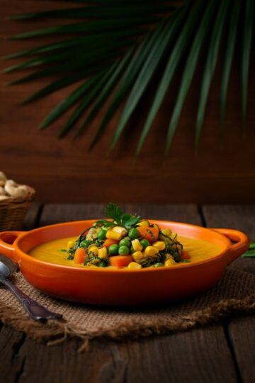 Fricassê de Legumes com Leite de Castanha