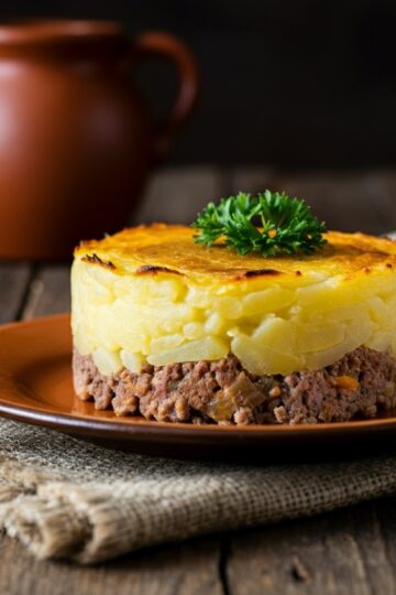 Escondidinho de Carne Moída com Purê de Batata