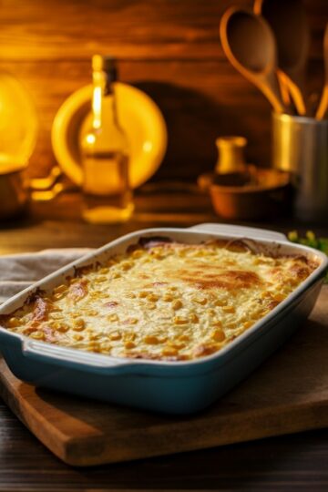Frango Cremoso com Requeijão e Milho no Forno