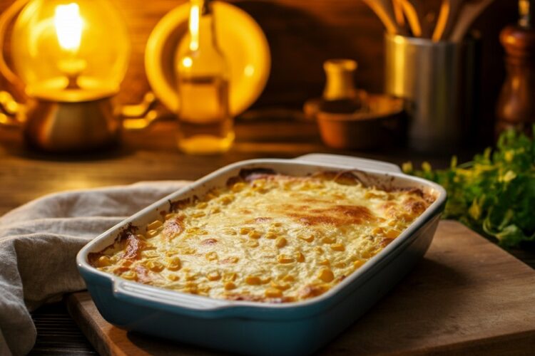 Frango Cremoso com Requeijão e Milho no Forno
